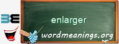 WordMeaning blackboard for enlarger